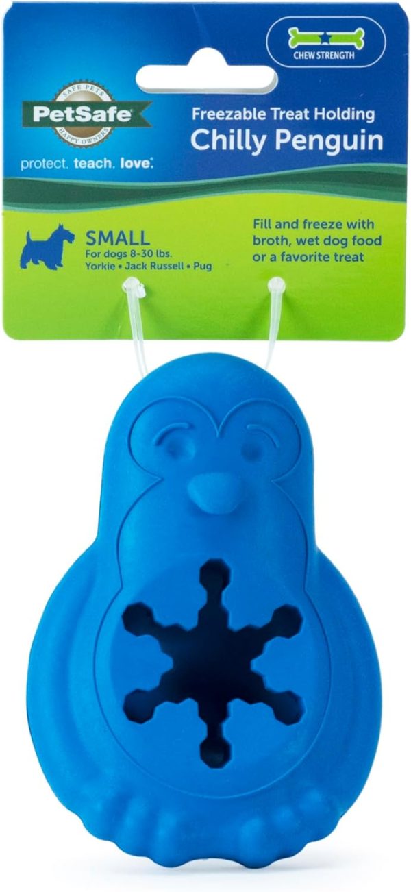 PetSafe Chilly Penguin Treat Holding Dog Toy